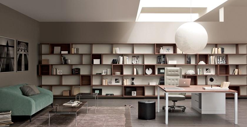 ESTEL GROUP Модульный деревянный книжный шкаф E-wall sun-id-1477357 - Вид №3