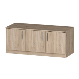 91144436 Тумба под телевизор Furnistyle 7960 120x50x50 см ЛДСП цвет дуб сонома STLM-0498875