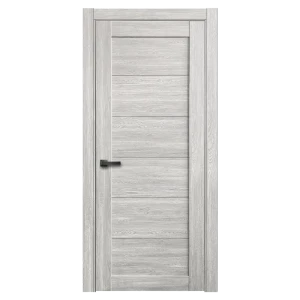 Комплект двери Тренто глухая 70x200 см ПВХ цвет дуб европейский серый с добором 200 мм