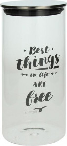 Банка c крышкой стеклянная Big