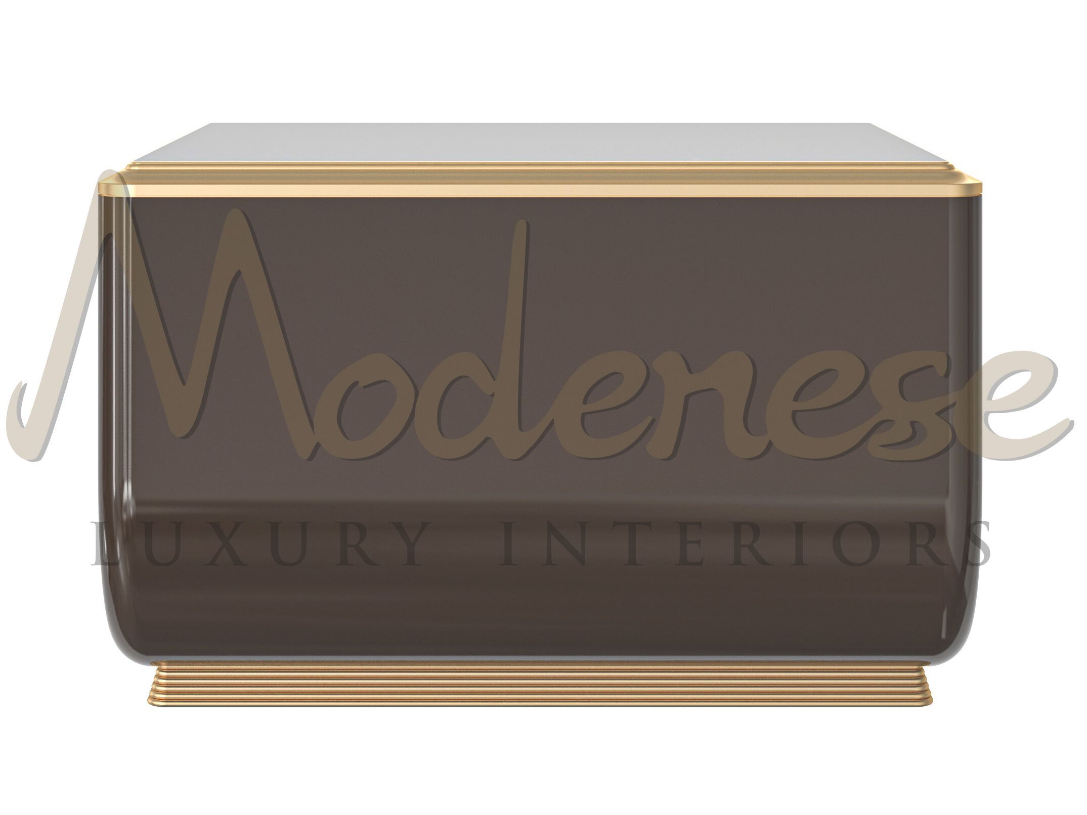 Черный квадратный журнальный столик Modenese Luxury Interiors ORNATE LUXE ARCH-00104074 - Вид №2