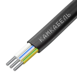 Кабель Камкабель АВВГ 3x4 мм 50 м ГОСТ цвет черный