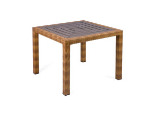 68.00.0338 Стол Bellini Tobacco - столешница Resysta Siam - 90 x 90 Mbm