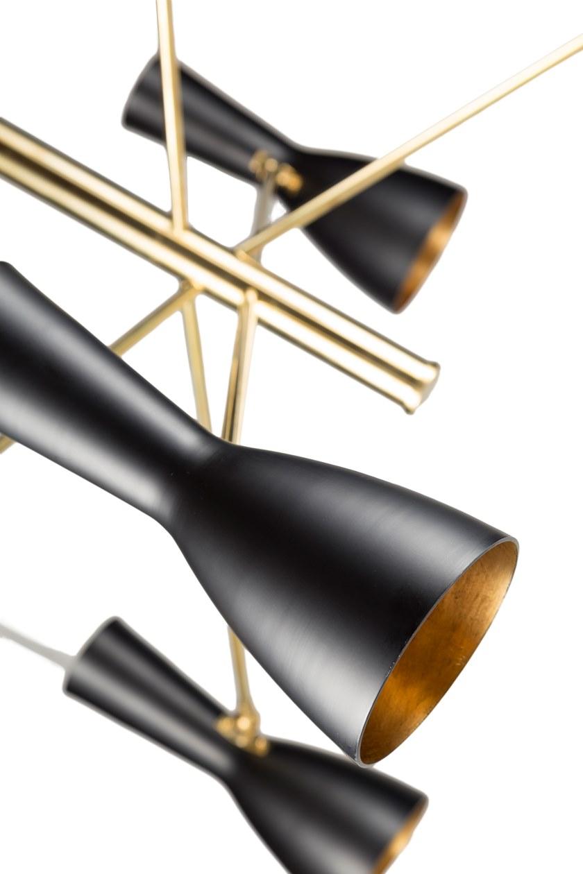 Il Bronzetto Регулируемая люстра из латуни Wormhole Wor09 - Вид №1