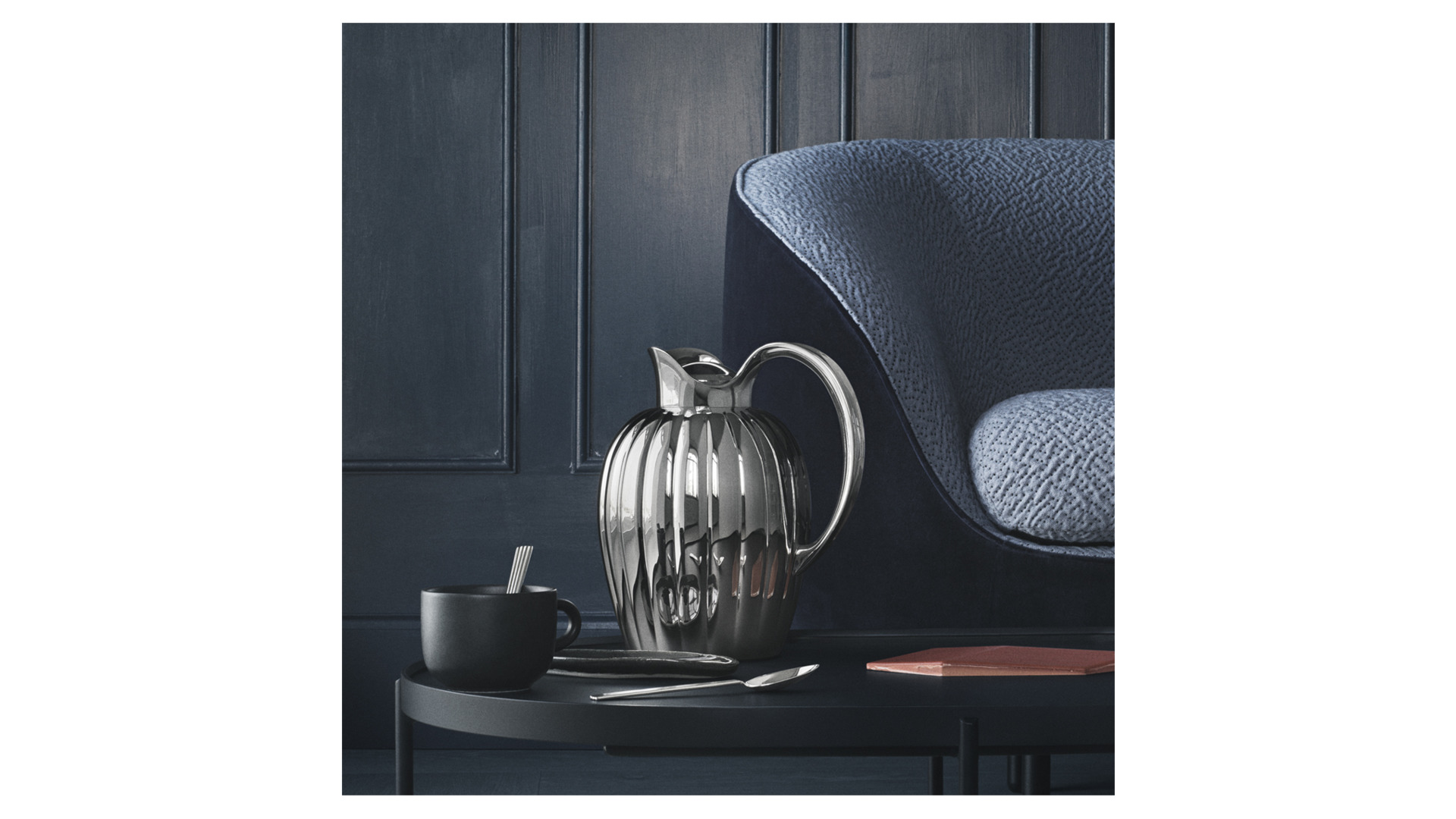 10670723 Georg Jensen Термокувшин Georg Jensen Бернадот 1л Сталь нержавеющая  - Вид №3