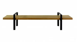 Euroform W Скамья из дерева с подлокотниками без спинки