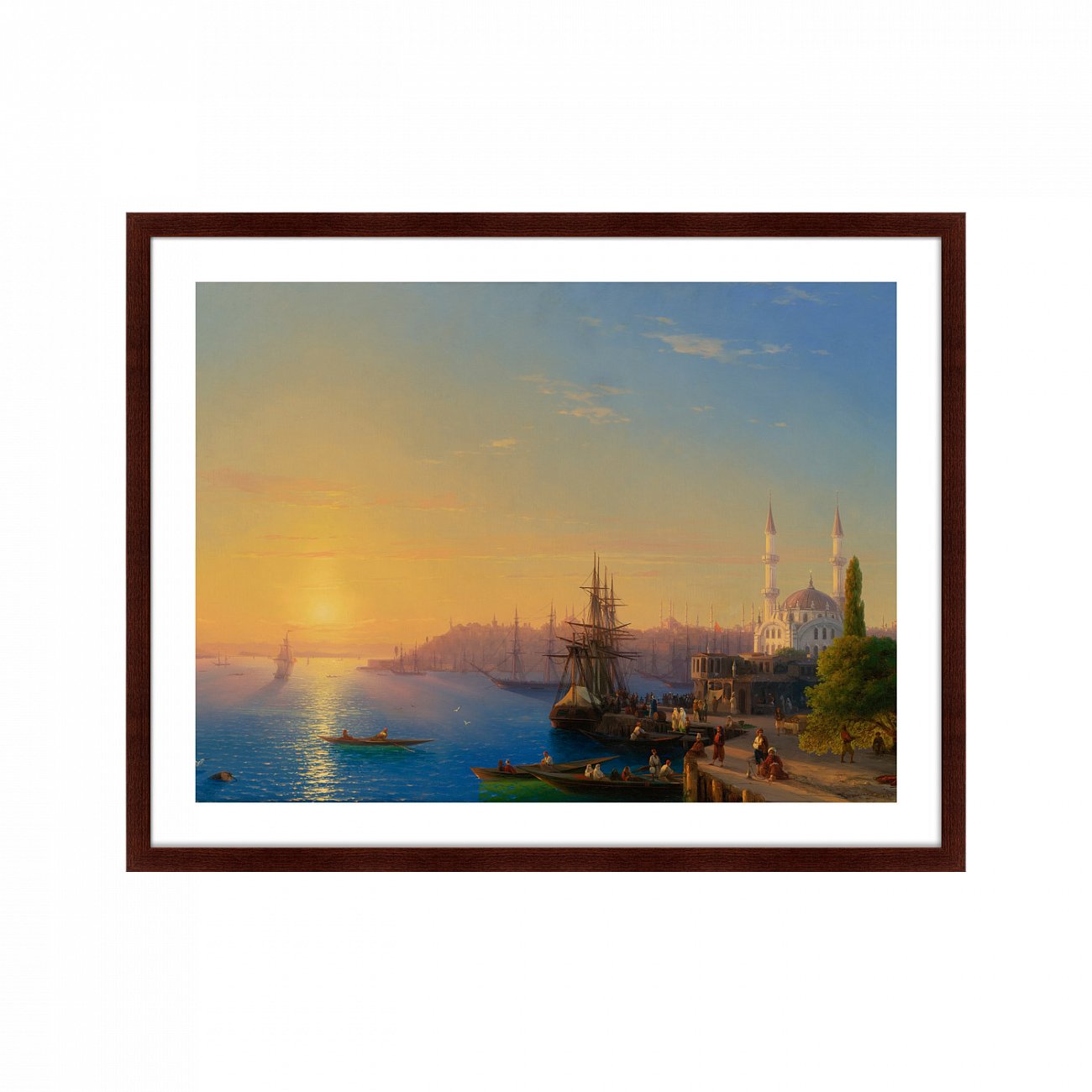 Картина: View Of Constantinople And The Bosphorus, 1856г. КАРТИНЫ В КВАРТИРУ  264219 Разноцветный  - Вид №1
