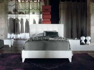 Twils Односпальная кровать с тафтинговым изголовьем Max capitonné