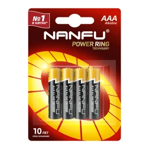 91418946 Батарейка NANFU AАA LR03 щелочная 2 шт. STLM-1387379