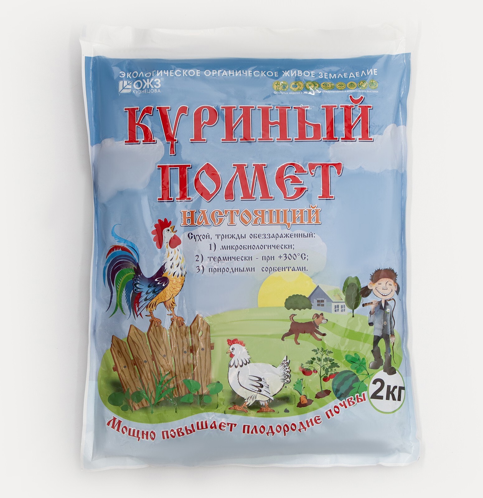 91083369 Удобрение органическое ОЖЗ Настоящий куриный помет Бионекс 2 кг STLM-0475447 ОЖЗ КУЗНЕЦОВА
