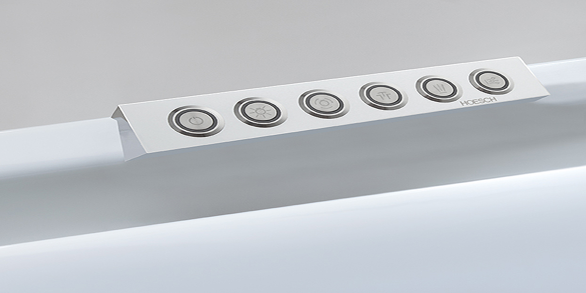 Ванна встраиваемая ERGO+ 164 см с гидро и аэромассажной системой ERGO+ HOESCH 6438 - Вид №1