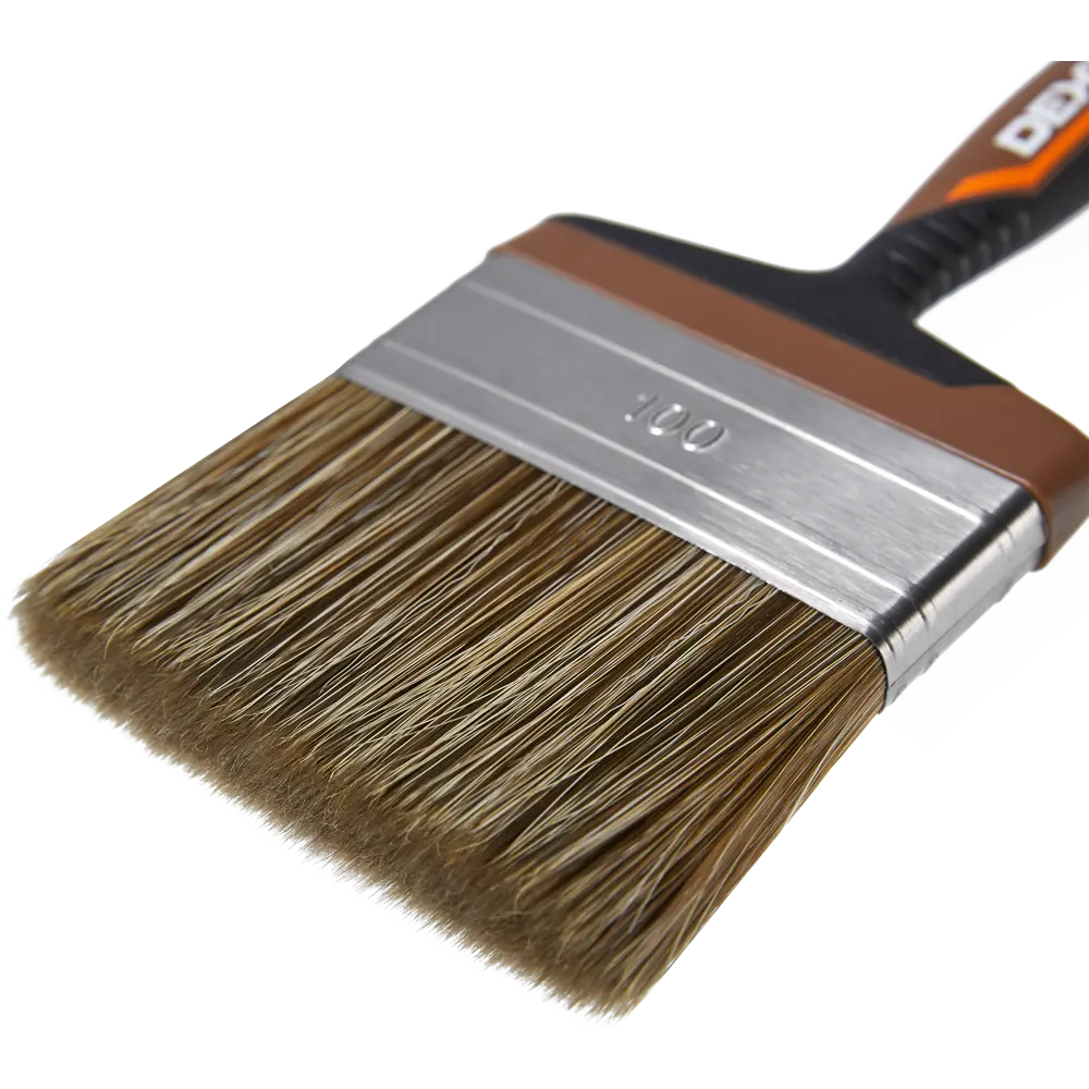 Кисть Dexter для лаков и антисептиков 100 мм с эргономичной ручкой 82798224 STLM-0036048 - Вид №1