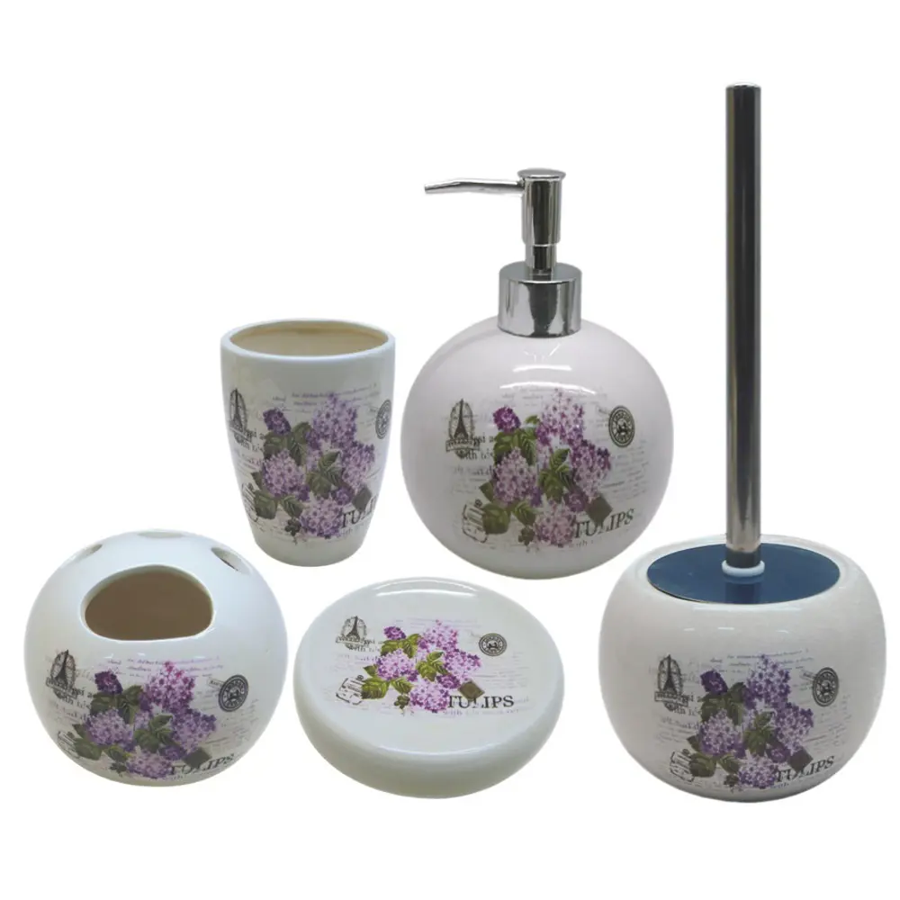 Мыльница настольная Vidage «Violetta» керамика цвет белый STLM-2188753 - Вид №1