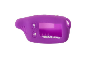 16259135 Чехол на сигнализацию TOMAHAWK TW9010, 9020, 9030 силиконовый сиреневый S08903009 SKYWAY
