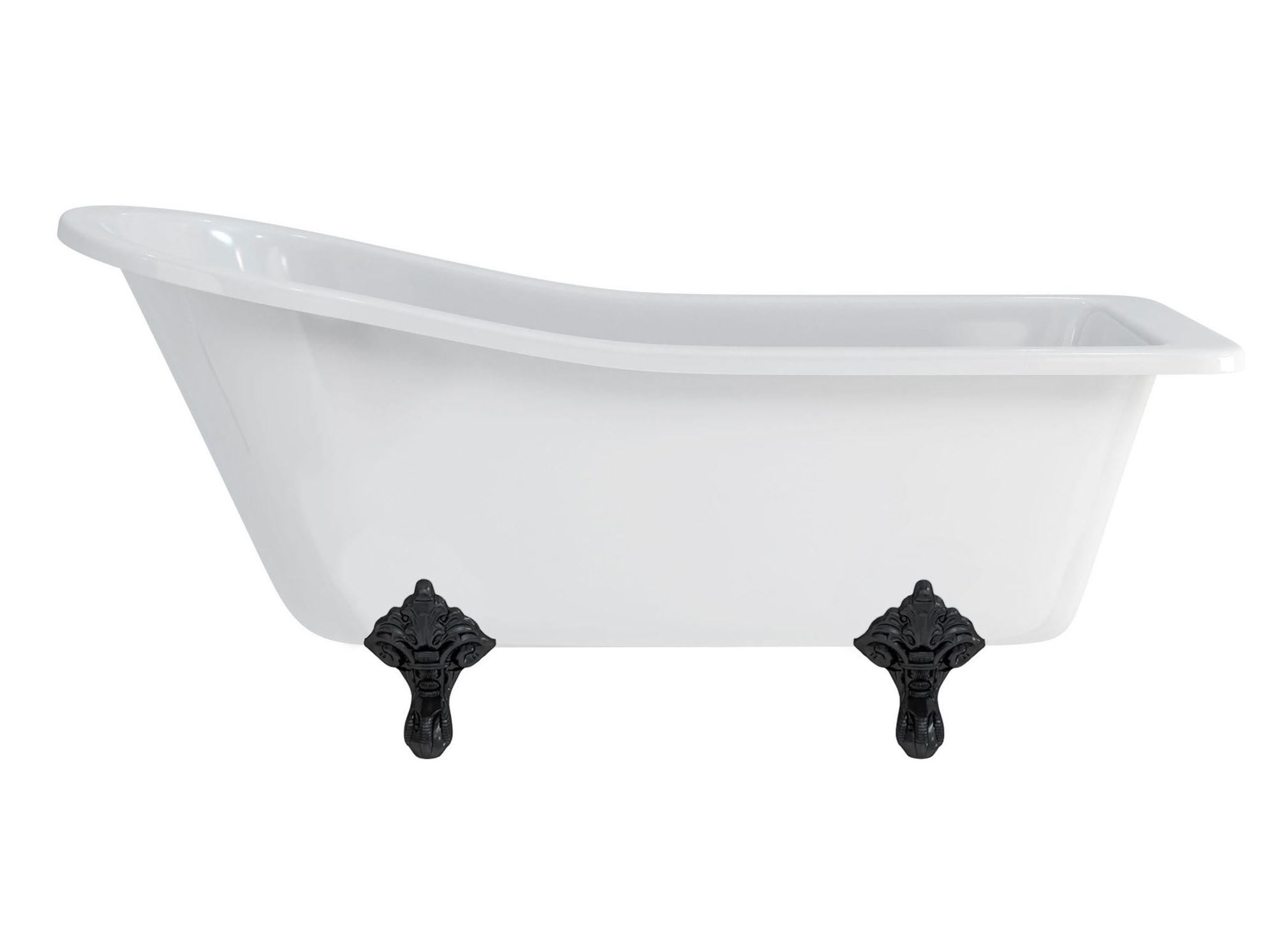 Овальная акриловая ванна на ногах Burlington HAREWOOD ARCH-00064275 - Вид №2