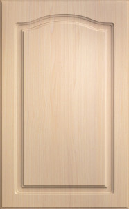 Фасады для кухни Классика Фрезеровка «Классика+» Береза розовая №64