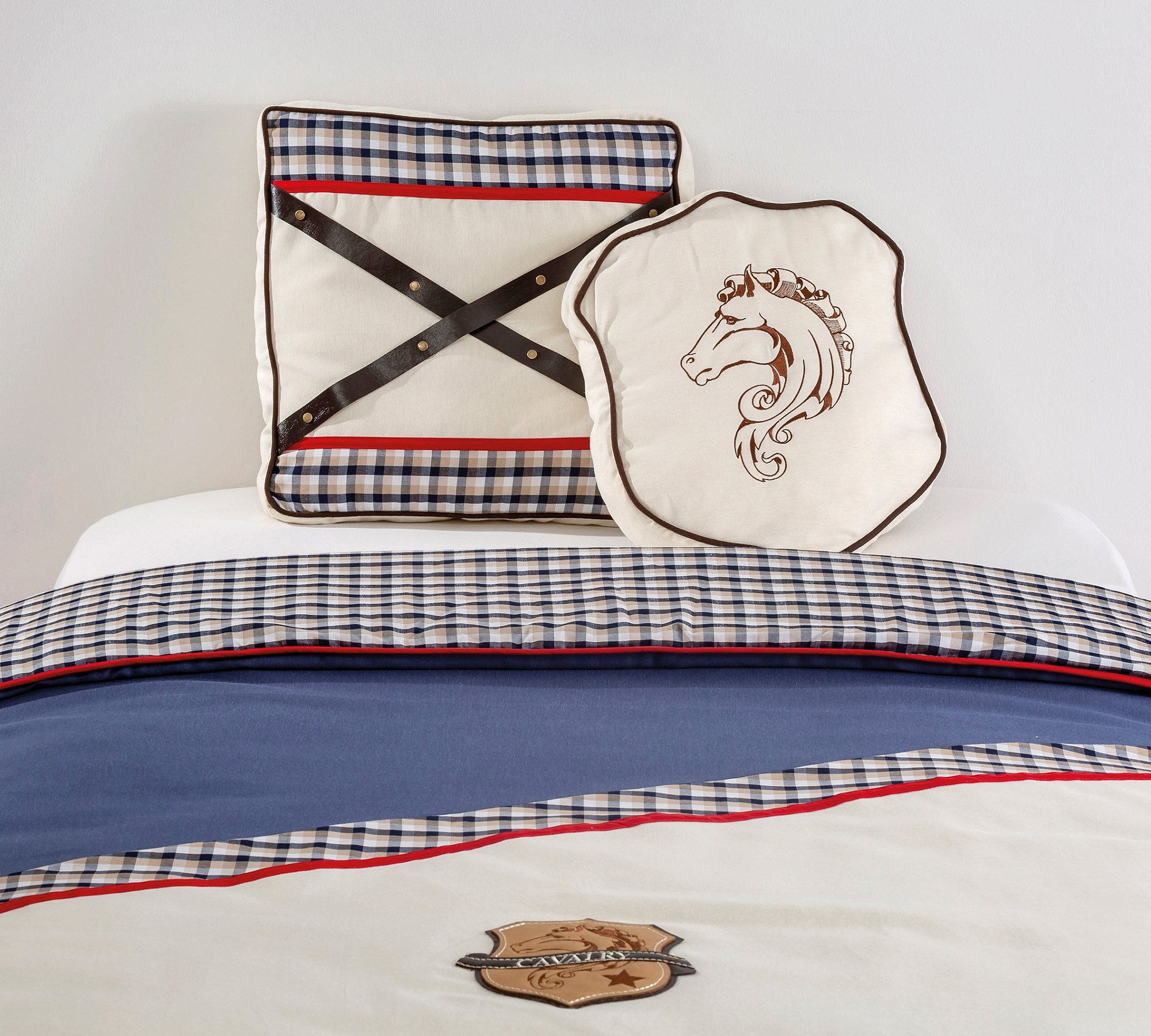 Покрывало детское 120х200 см с 2 подушками синее Royal CILEK ROYAL 00-3832479 Синий Santreyd - Вид №1