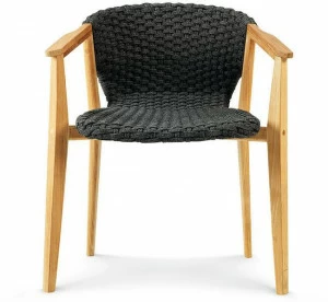 Ethimo Садовый стул из синтетической ткани с подлокотниками Knit Knitsb01