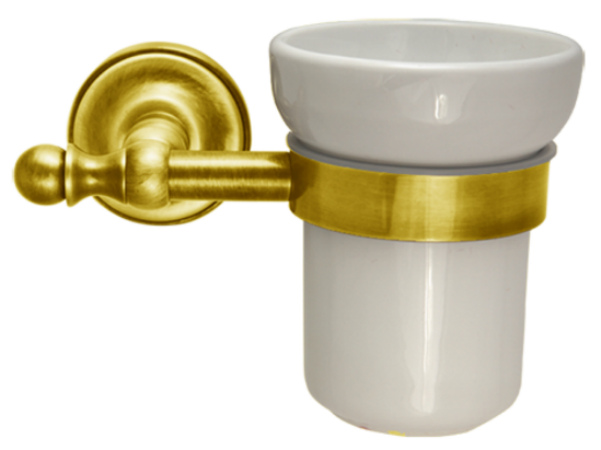 Стакан для щеток MIGLIORE Mirella ML.MRL-M060.BR - бронза  - Вид №1