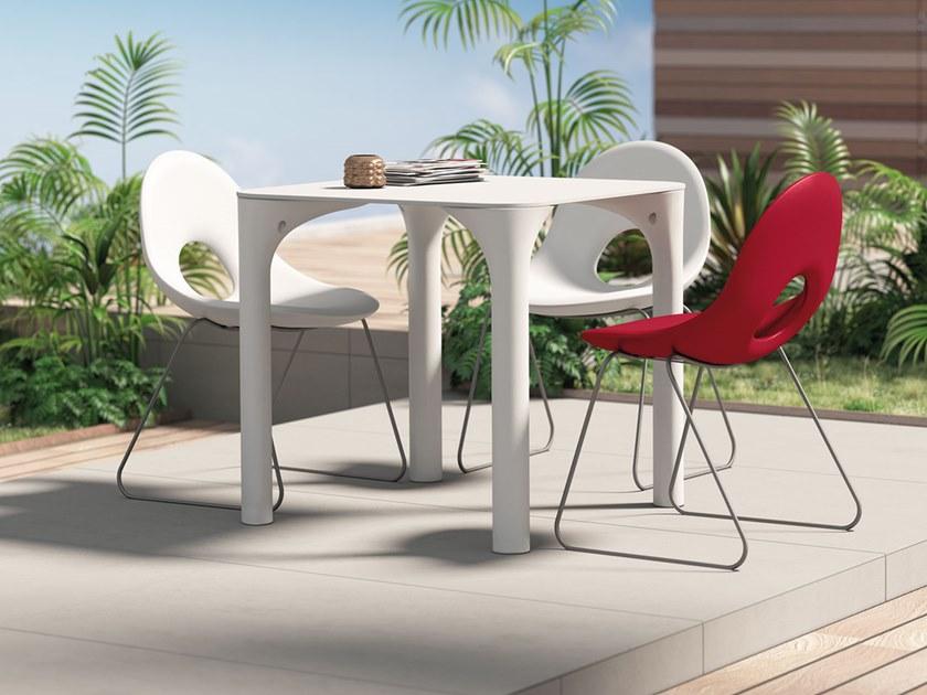 Lyxo Design Садовый стол квадратный из hpl  Gm301-cm0074  - Вид №2