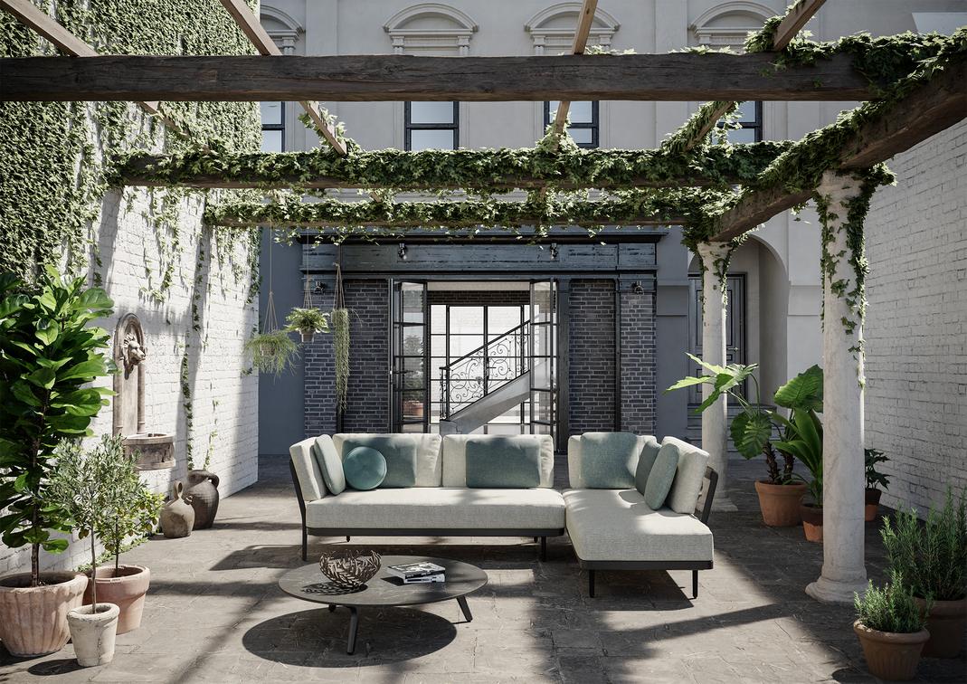 MNST291 Concept 8 teak nero черный Manutti Flex - Вид №2