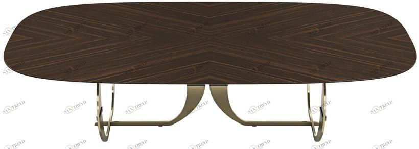 Capital Collection Овальный обеденный стол из дерева sun-id-1421063