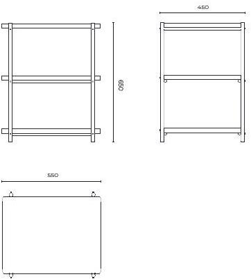 Stylish Club Квадратный журнальный столик из бронзы и дерева Her Scf.he04 - Вид №2