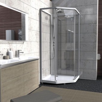 Душевая кабина 100x100 Ido Showerama 10-5 Comfort 558.208.314 (М/П/П) Santreyd  - Вид №2