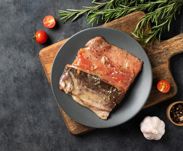 9269 Горбуша в медово-имбирном маринаде для запекания Вкусляндия 