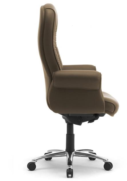 Leyform Кожаное кресло руководителя с подлокотниками  24001  - Вид №2