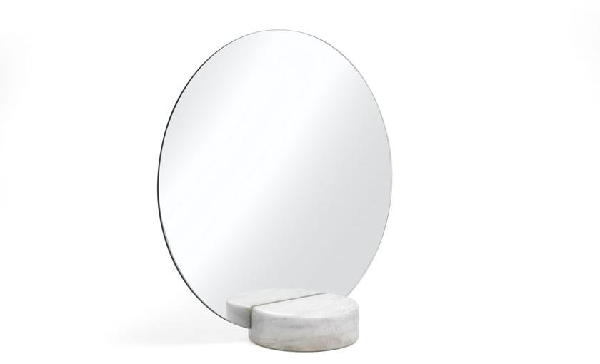 Gianfranco Ferré Home Круглое настольное зеркало из мрамора  Mon.526.a  - Вид №1