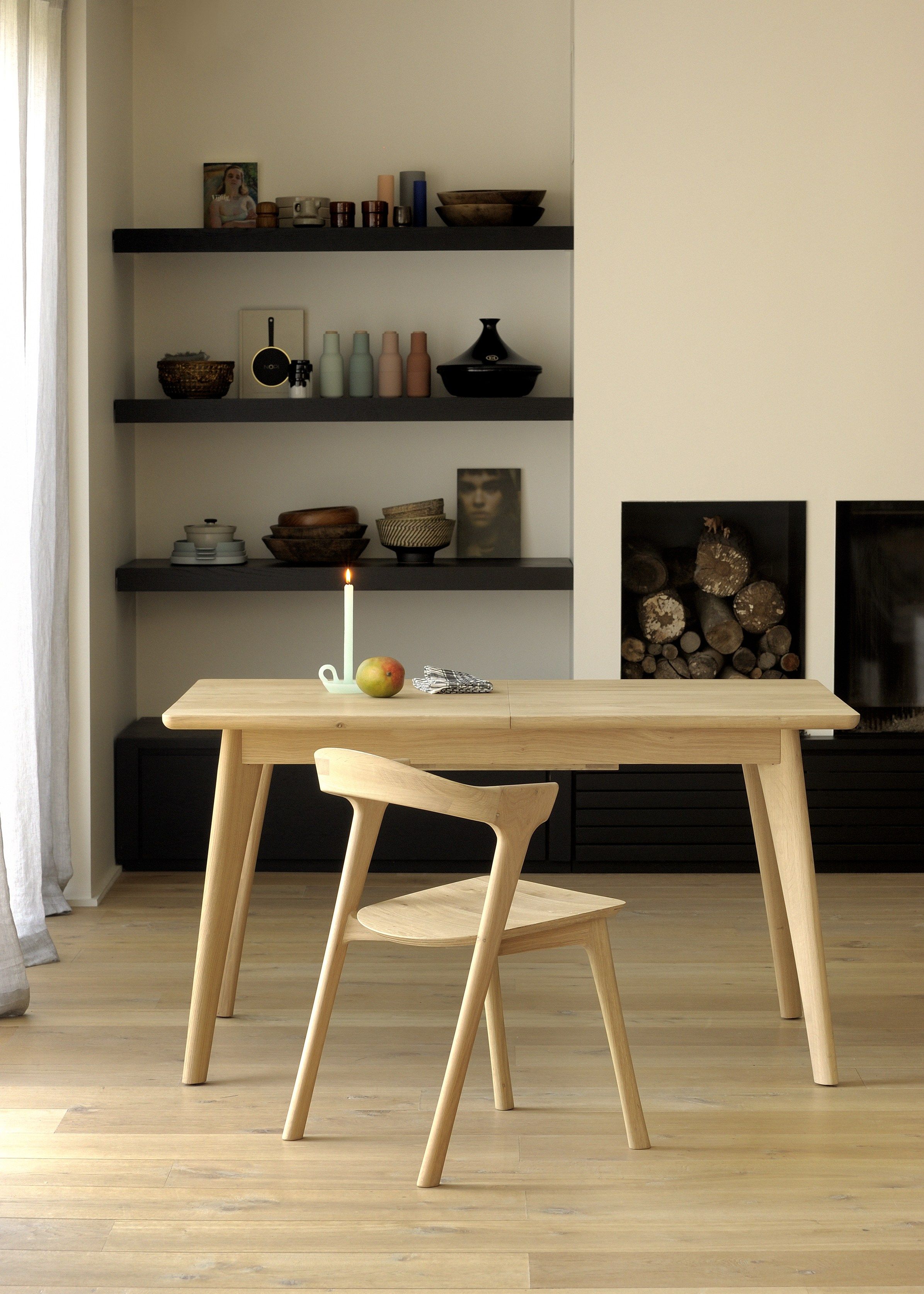 Дубовый стул с открытой спинкой Ethnicraft Bok ARCH-00019002 - Вид №2