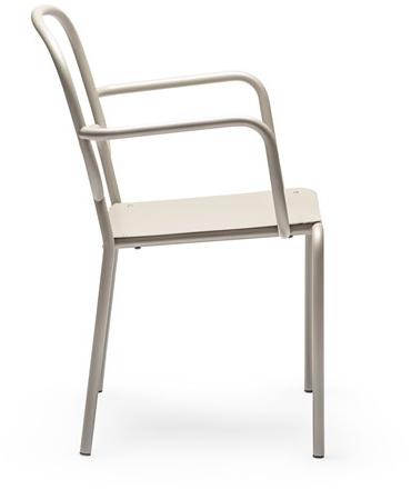 CHAIRS & MORE Стул из лакированного металла с подлокотниками Moyo sun-id-1467028 - Вид №2