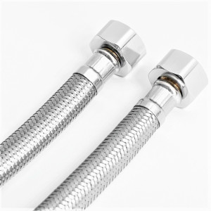90865382 Гибкая подводка для воды C-PE26-3 30 см 1/2" гайка-гайка STLM-0415045 TIM