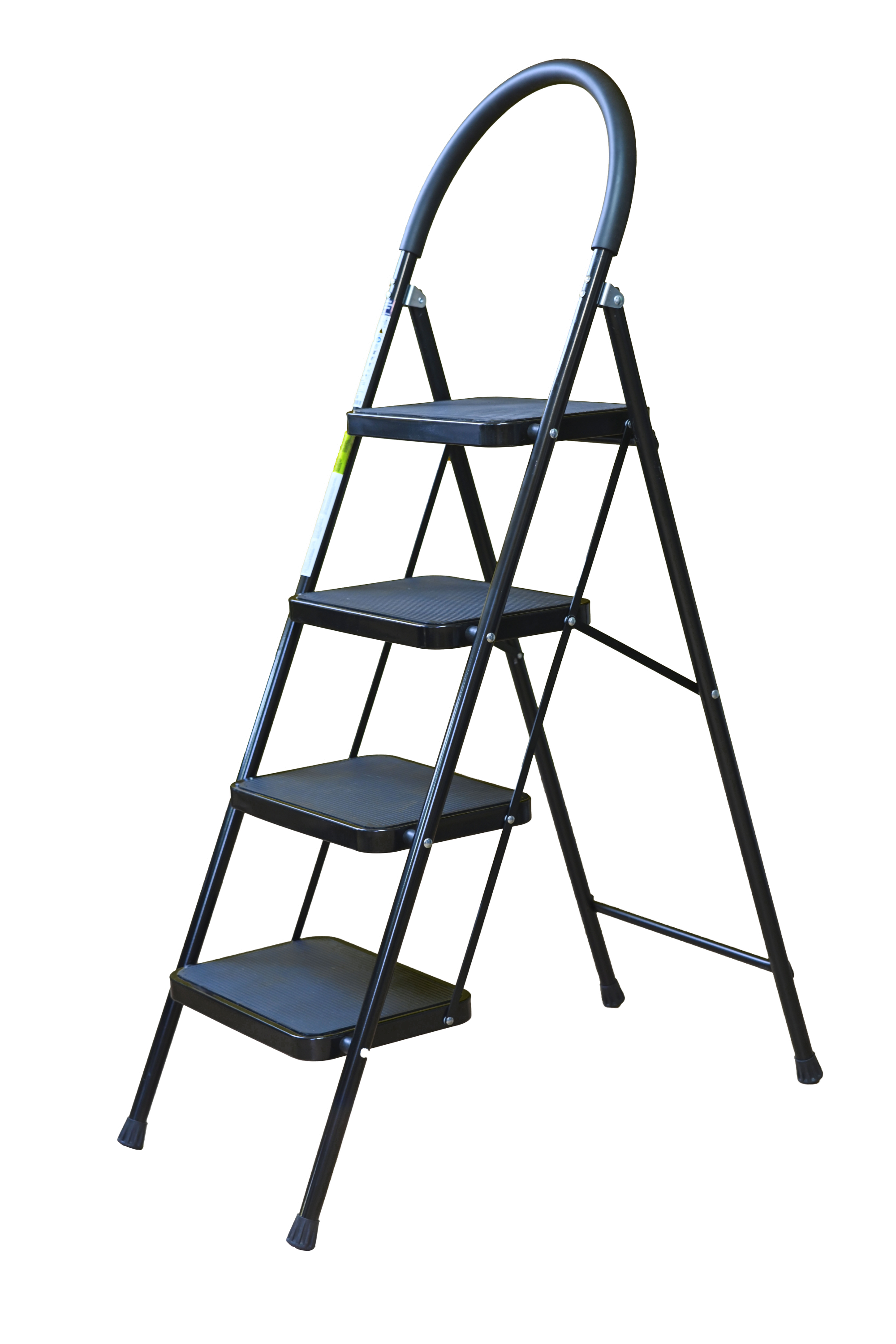 Стремянка-стул с широкими ступенями стальная, 4 ступени ALUMET МСН204 - Вид №3