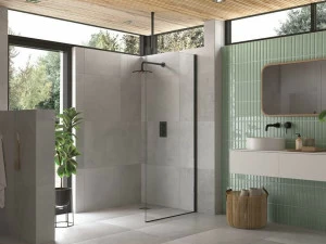 Flair Showers Душевая кабина со стеклянной панелью и стабилизатором поперечной устойчивости Ayo Ayo10mw100c