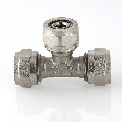 VTm.331.N.322632 Фитинг обжимной – тройник Valtec 32 х 26 х 32 мм  - Вид №8