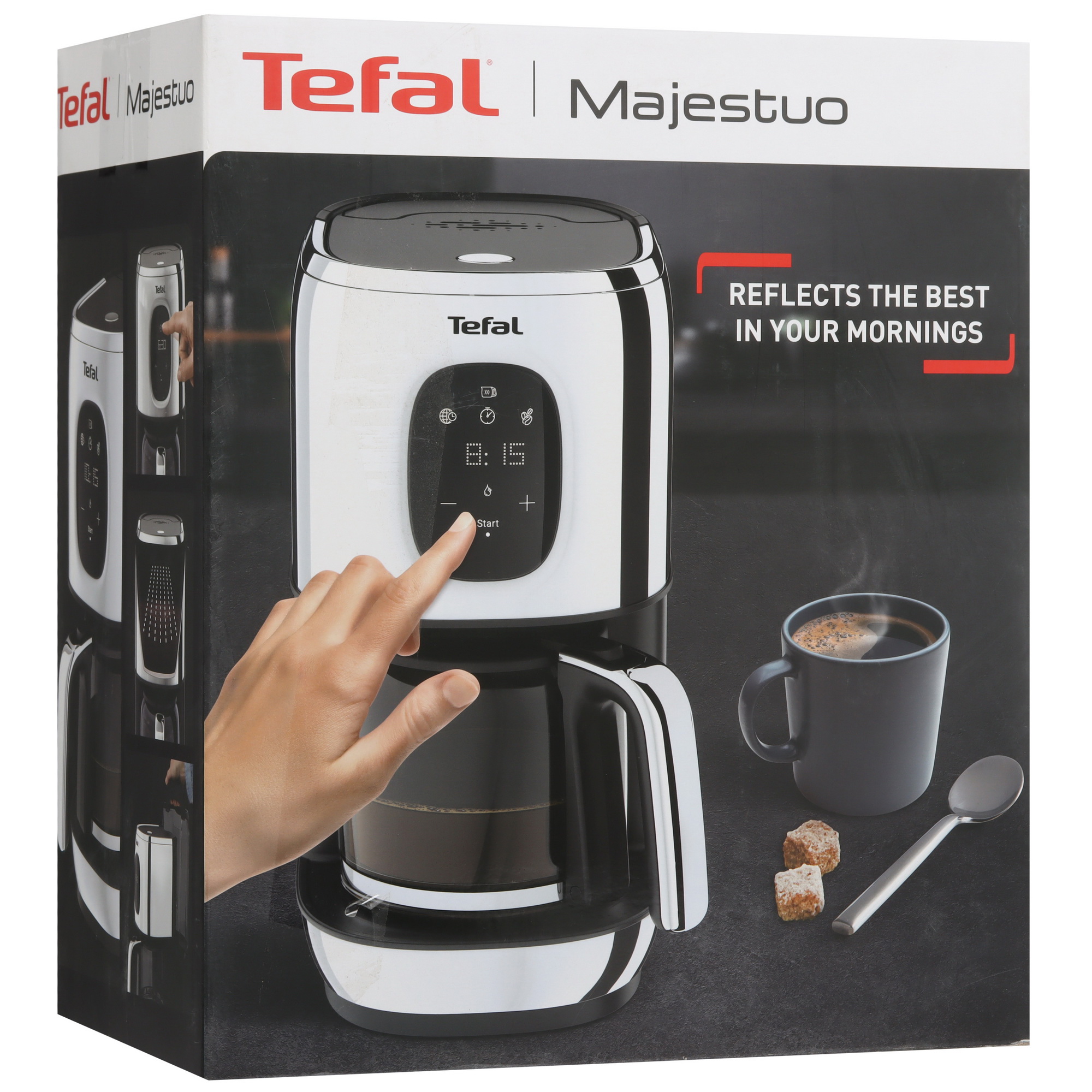 9071486 Кофеварка капельная Tefal Majestuo CM883D10 серебристый STDN-0140871 - Вид №18