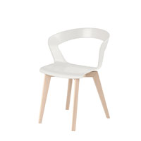 Ibis 139 Кресло на 4 ножках, каркас из древесины бука. Оболочка из технополимера. Et al. Ibis