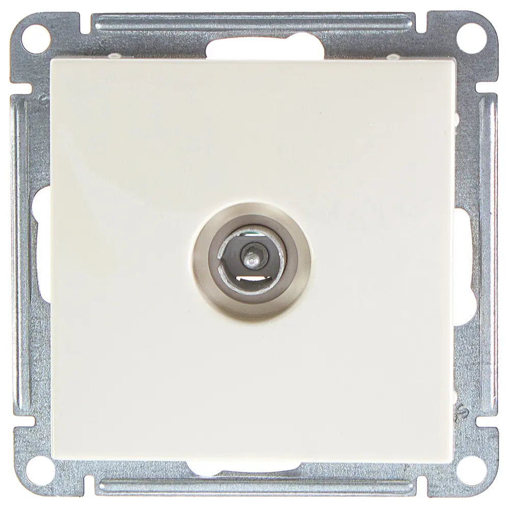ТВ розетка Schneider Electric «Wessen 59», оконечный, цвет слоновая кость 11609508 STLM-2039010 W59 - Вид №1