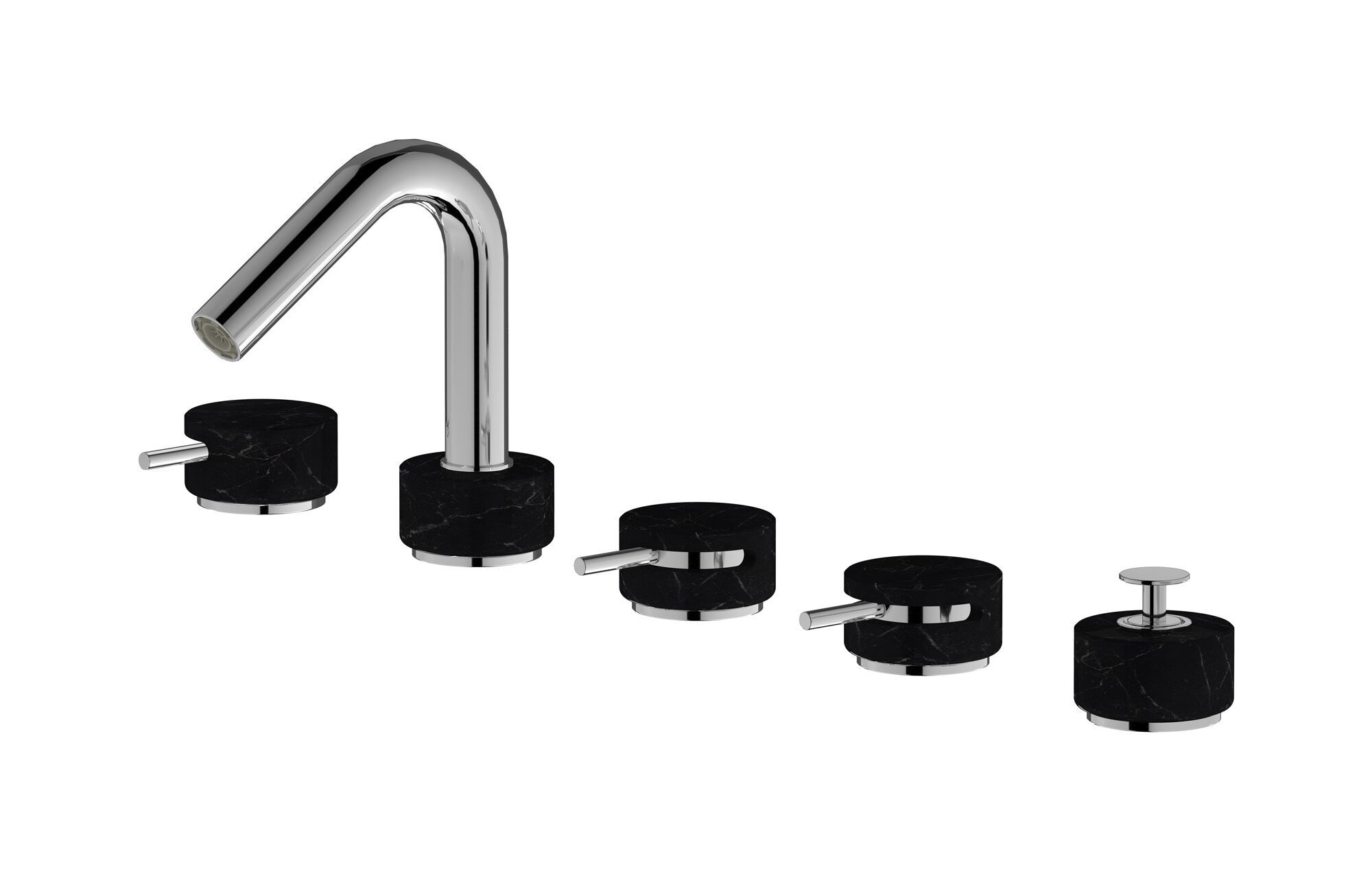 Смеситель для ванны с 5 отверстиями IB мрамор + мрамор Elle ARCH-00043007 - Вид №2