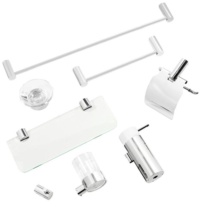 Mat Inter Держатель рулона из нержавеющей стали с крышкой Bilbao Ac02.10280 - Вид №3