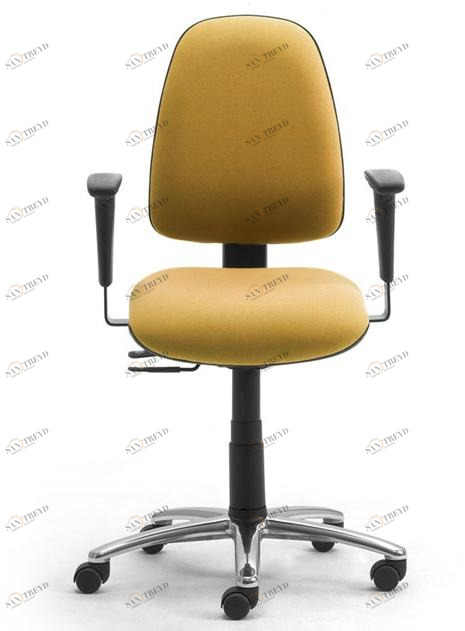 Leyform Поворотный офисный стул из ткани с подлокотниками sun-id-1385630