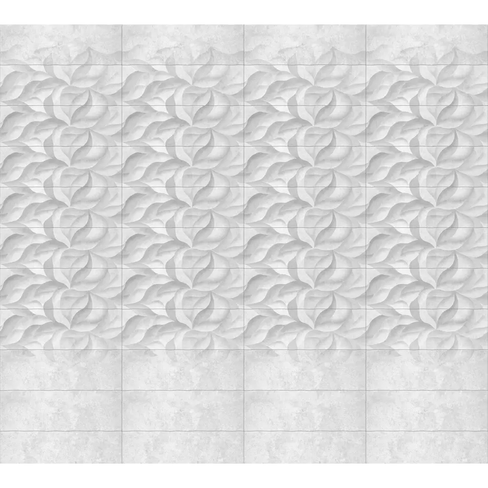 Комплект панелей ПВХ Лепестки 8 мм 2700х375 мм 2.025 м² 2 шт VENTA STLM-2156957 - Вид №2