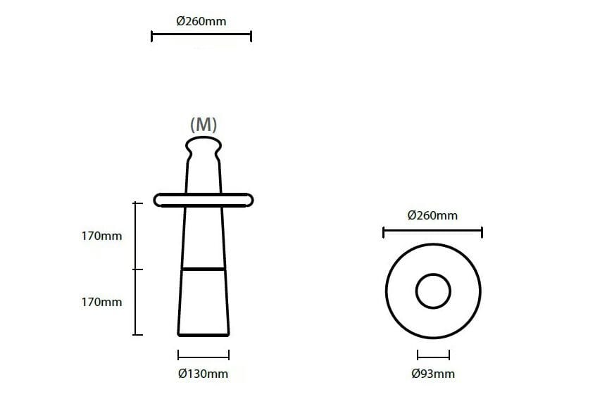 Бетонный светодиодный светильник URBI et ORBI Pin ARCH-00015454 - Вид №6