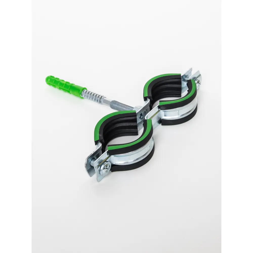 Хомут сантехнический Mayer 3/8" 16-19 мм со шпилькой 8x80и дюбелем гайка M8 STLM-2005233