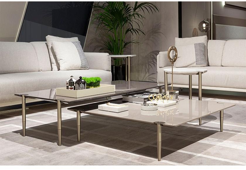 Turri Квадратный лакированный деревянный журнальный столик Zero sun-id-1413766 - Вид №2