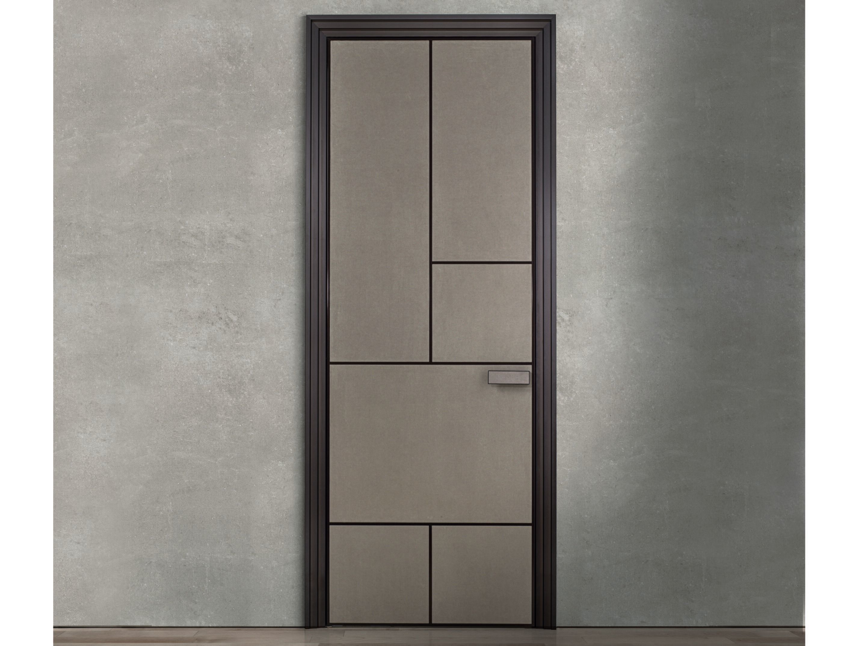 Кожаная распашная дверь Longhi Aluminiun Chic-Doors ARCH-00120299