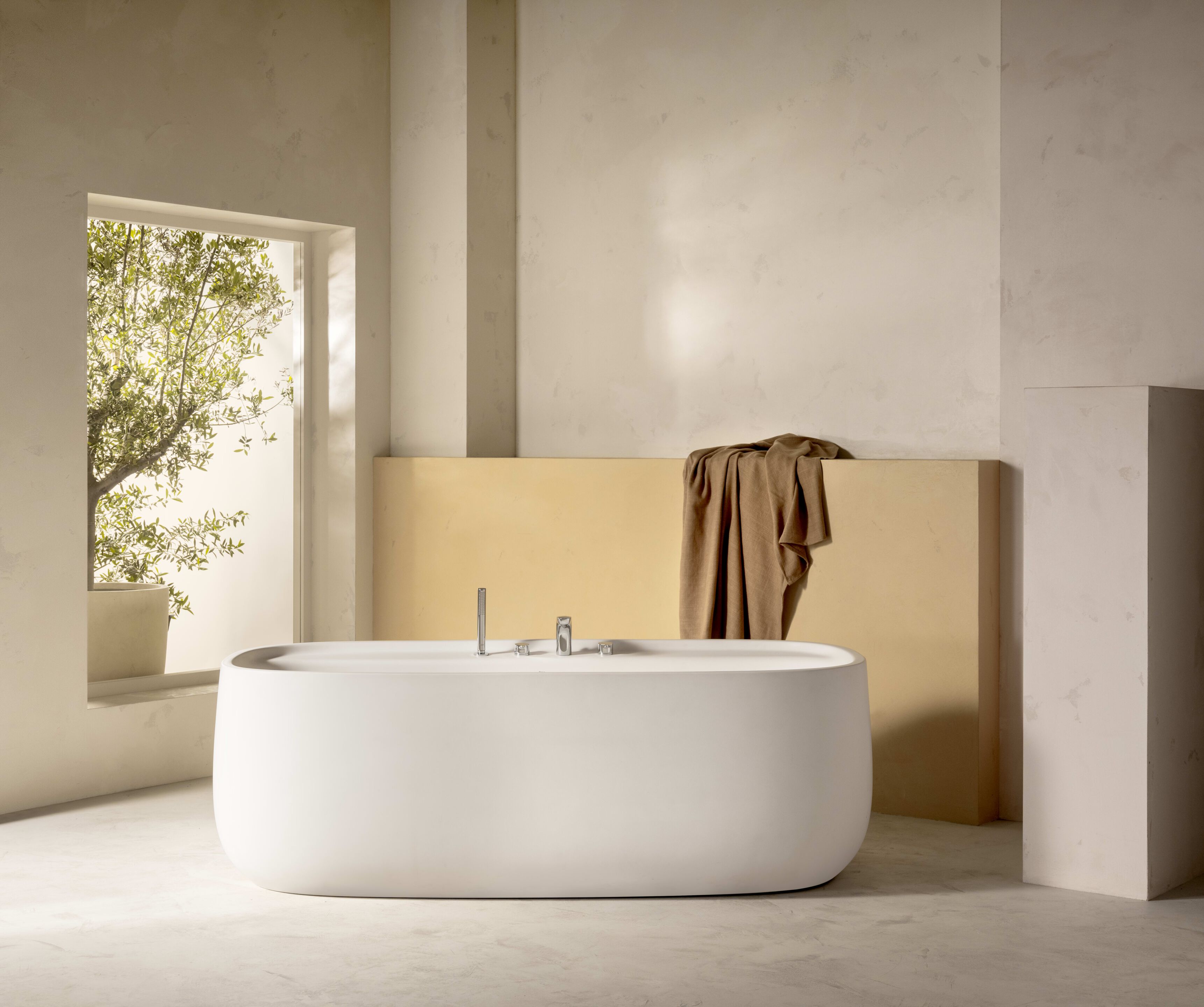 Набор для ванны с 4 отверстиями из хромированной латуни с ручным душем Roca Insignia ARCH-00092812 - Вид №2