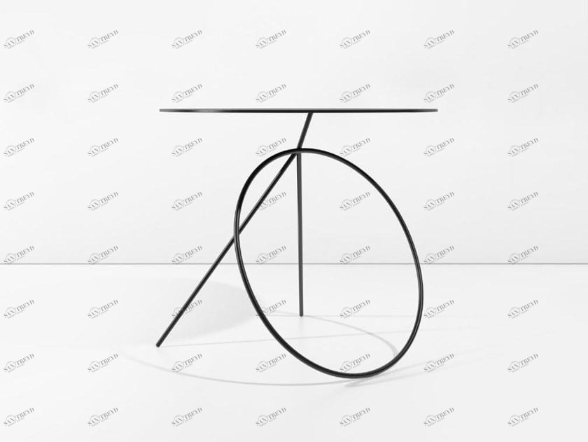 Viccarbe Круглый журнальный столик из металла Viccarte sun-id-1377300